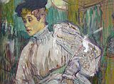 Paris Musee D'Orsay Henri de Toulouse Lautrec 1892 Jane Avril Dancing 